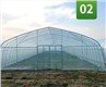 Green house Plastic tube steel frame greenhouse structure