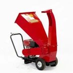 Rębak do drewna zasilany gazem